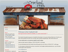 Tablet Screenshot of crackedcrab.com